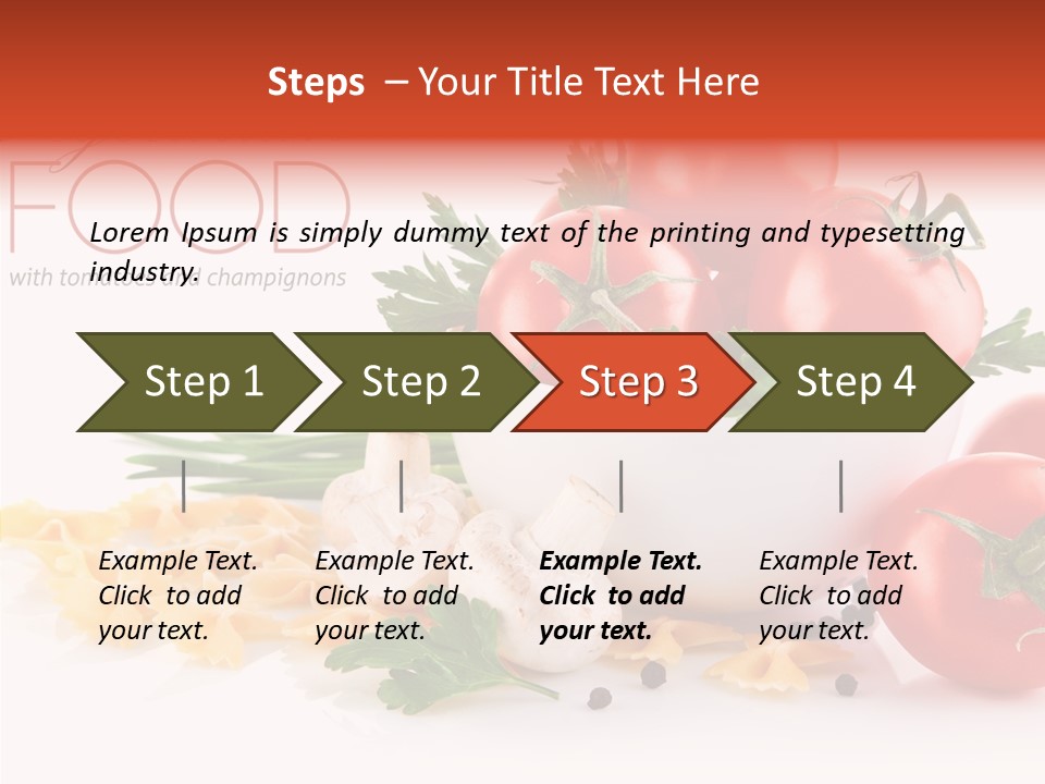Vegetable Red Plant PowerPoint Template