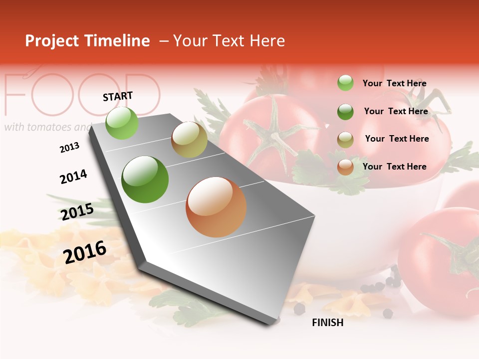 Vegetable Red Plant PowerPoint Template
