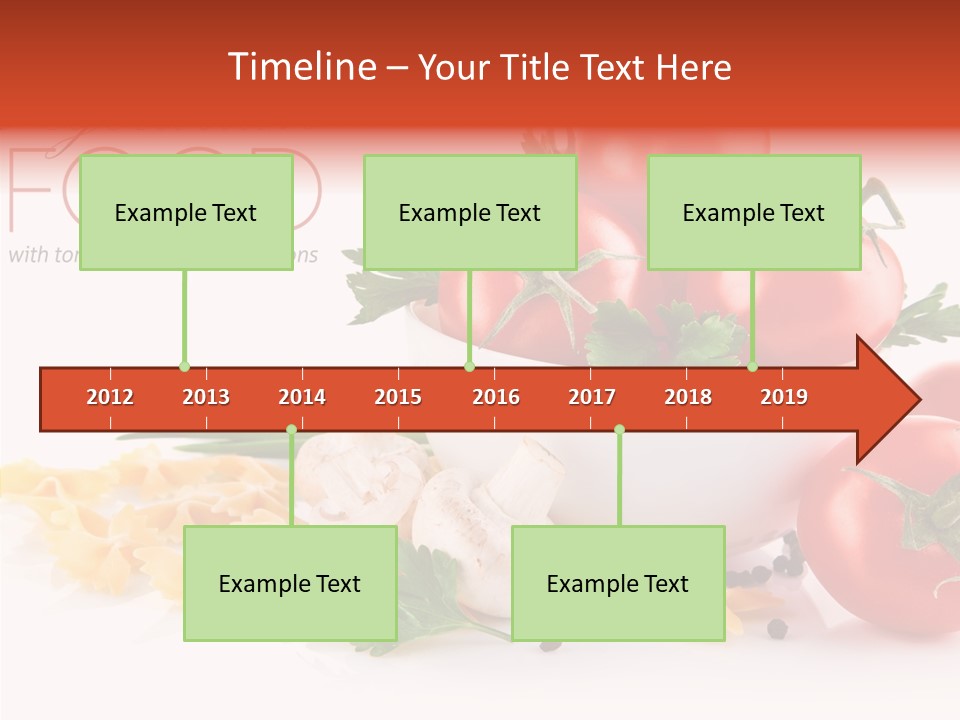 Vegetable Red Plant PowerPoint Template