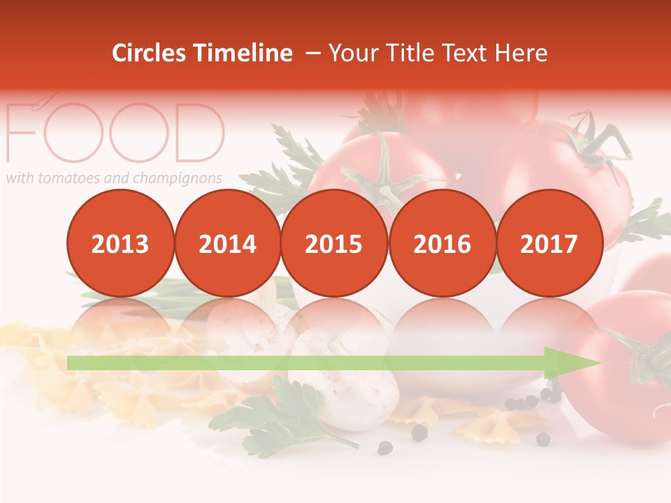 Vegetable Red Plant PowerPoint Template