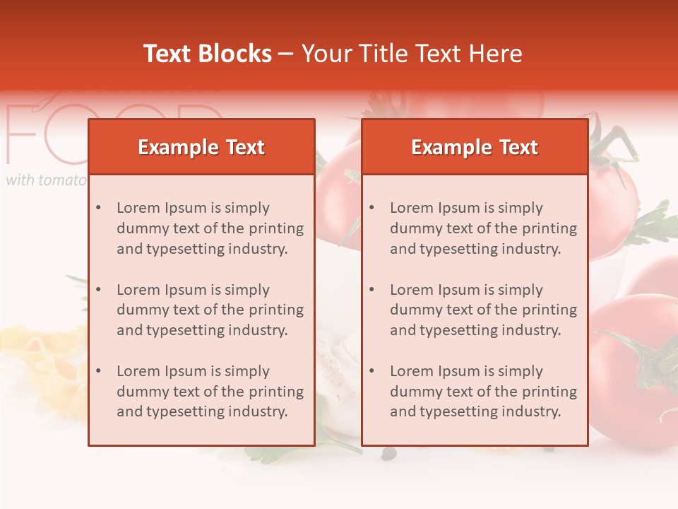 Vegetable Red Plant PowerPoint Template