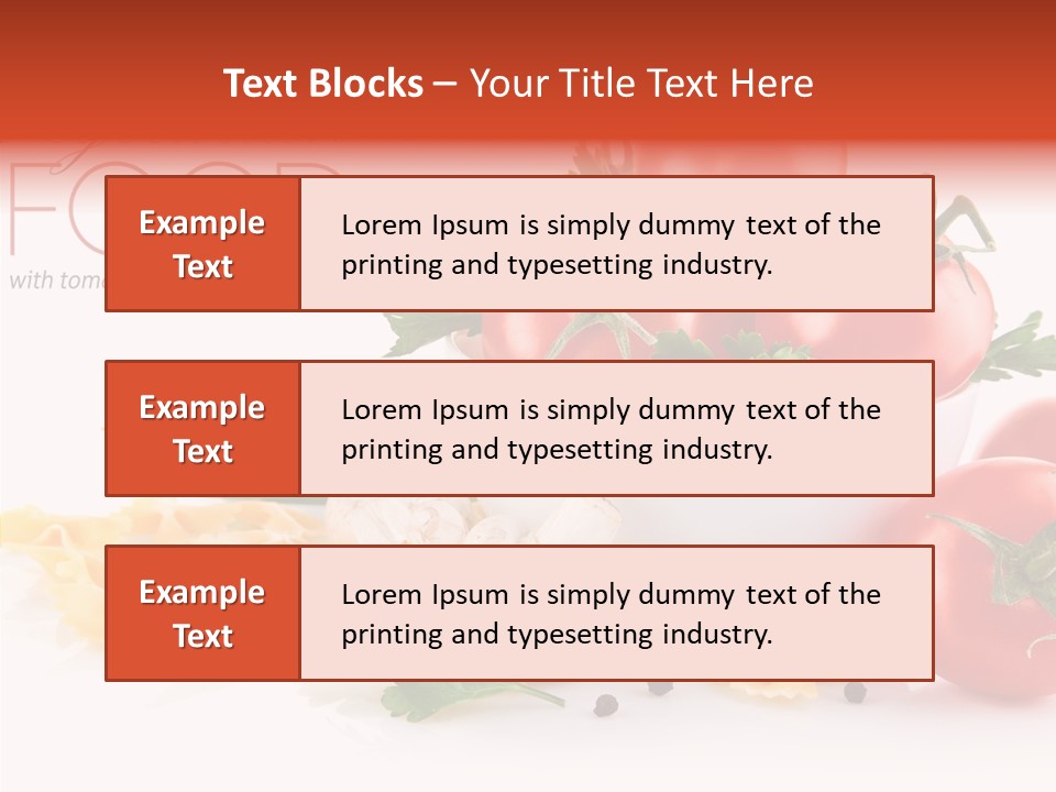 Vegetable Red Plant PowerPoint Template