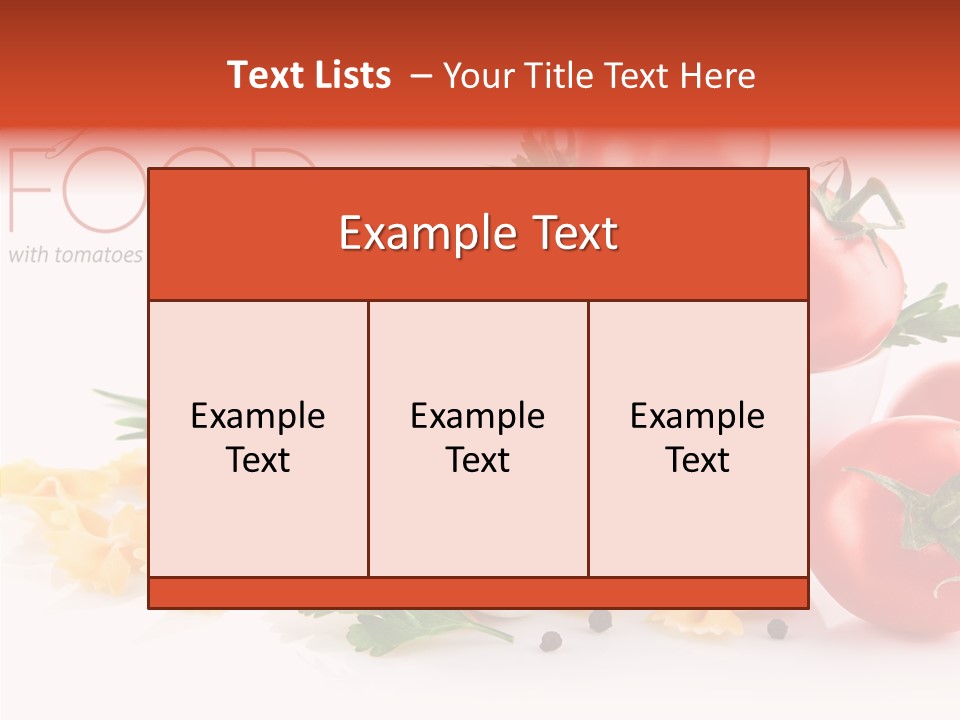 Vegetable Red Plant PowerPoint Template