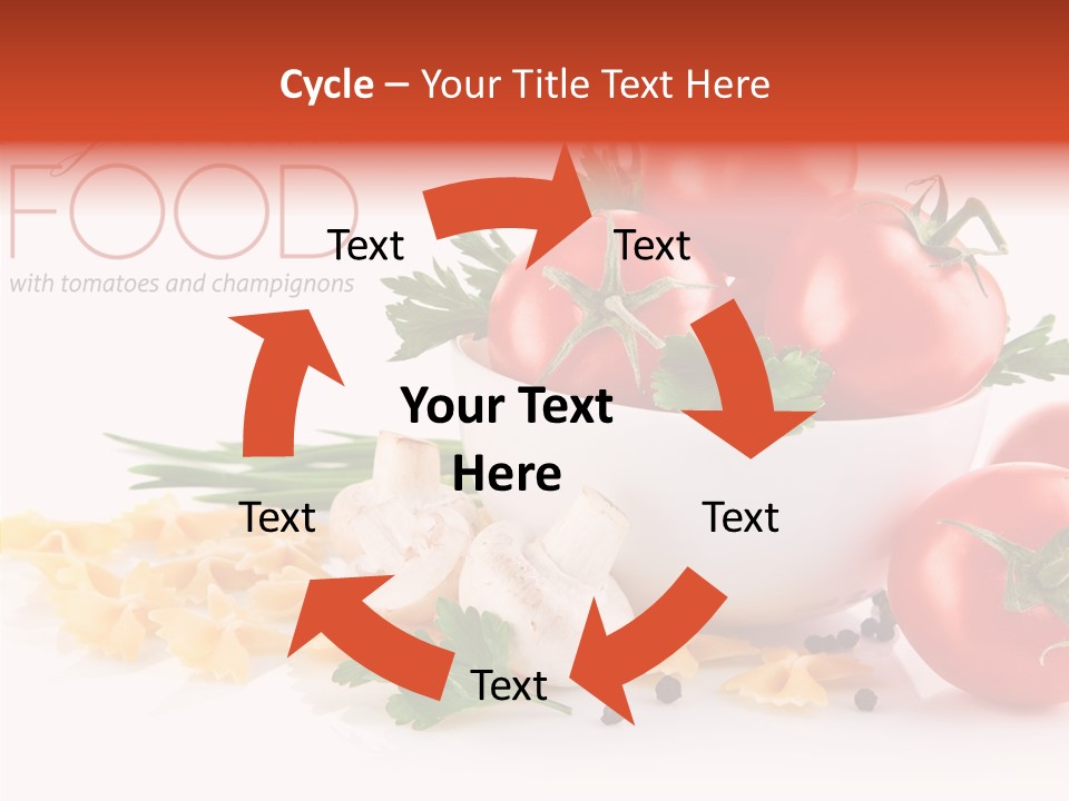 Vegetable Red Plant PowerPoint Template