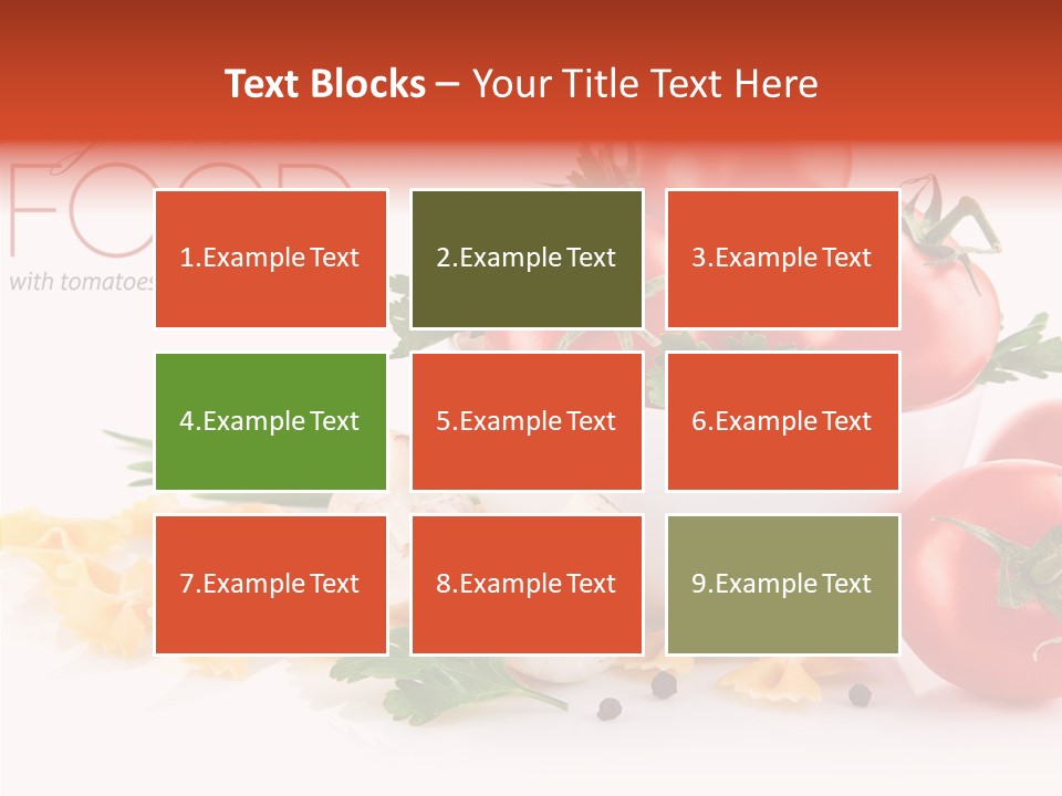 Vegetable Red Plant PowerPoint Template