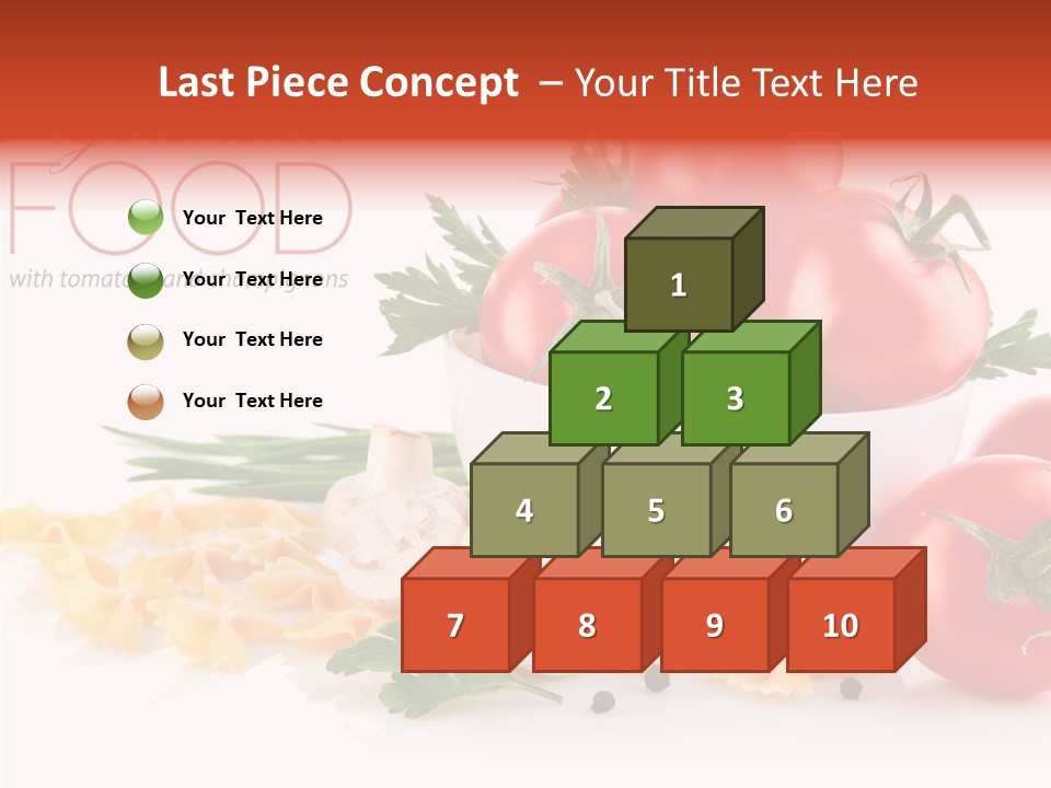 Vegetable Red Plant PowerPoint Template