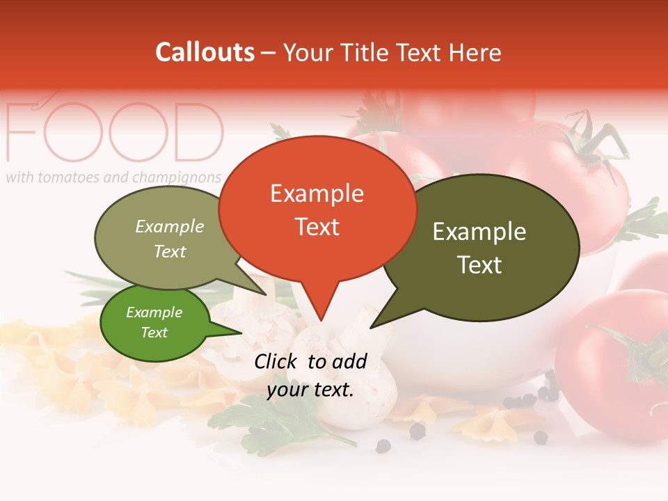 Vegetable Red Plant PowerPoint Template
