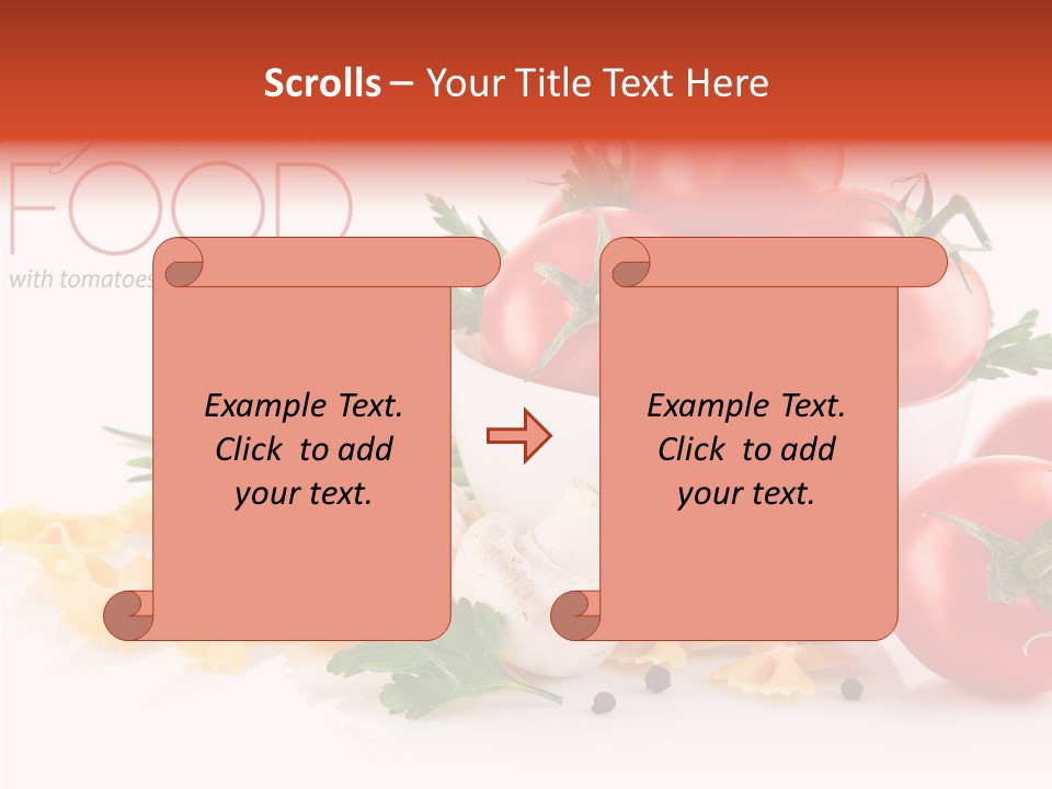 Vegetable Red Plant PowerPoint Template