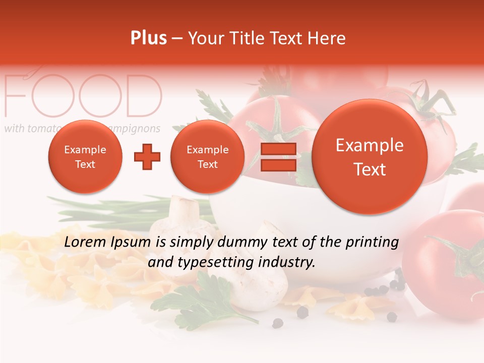 Vegetable Red Plant PowerPoint Template
