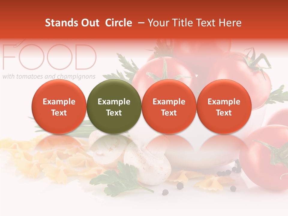 Vegetable Red Plant PowerPoint Template