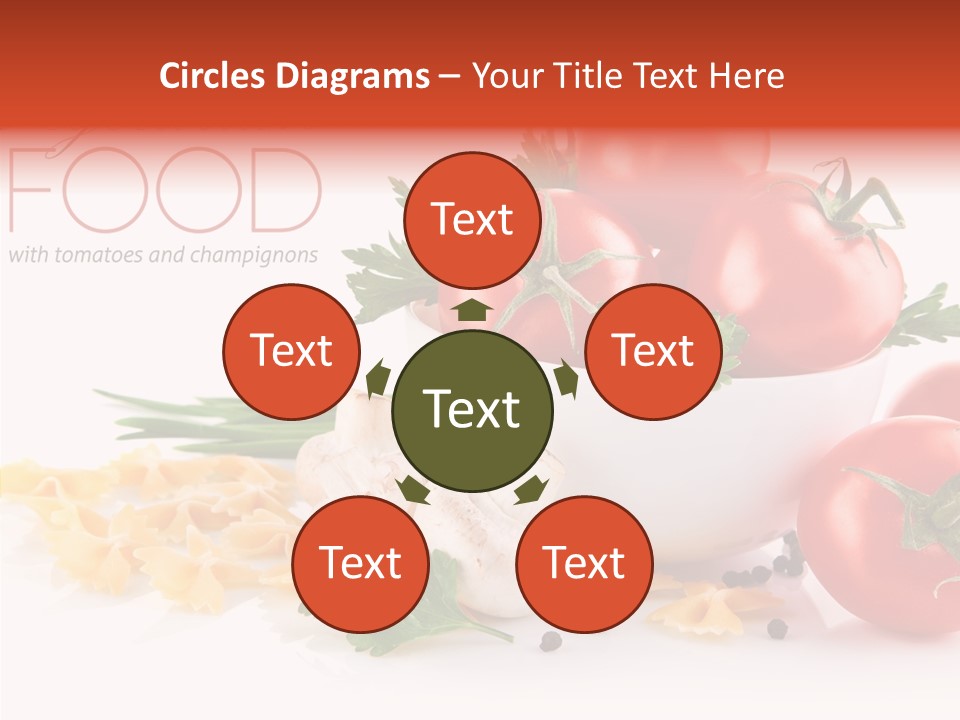 Vegetable Red Plant PowerPoint Template