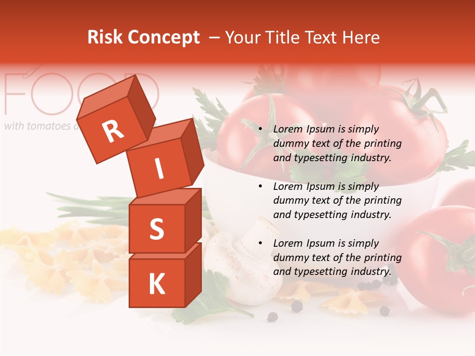 Vegetable Red Plant PowerPoint Template