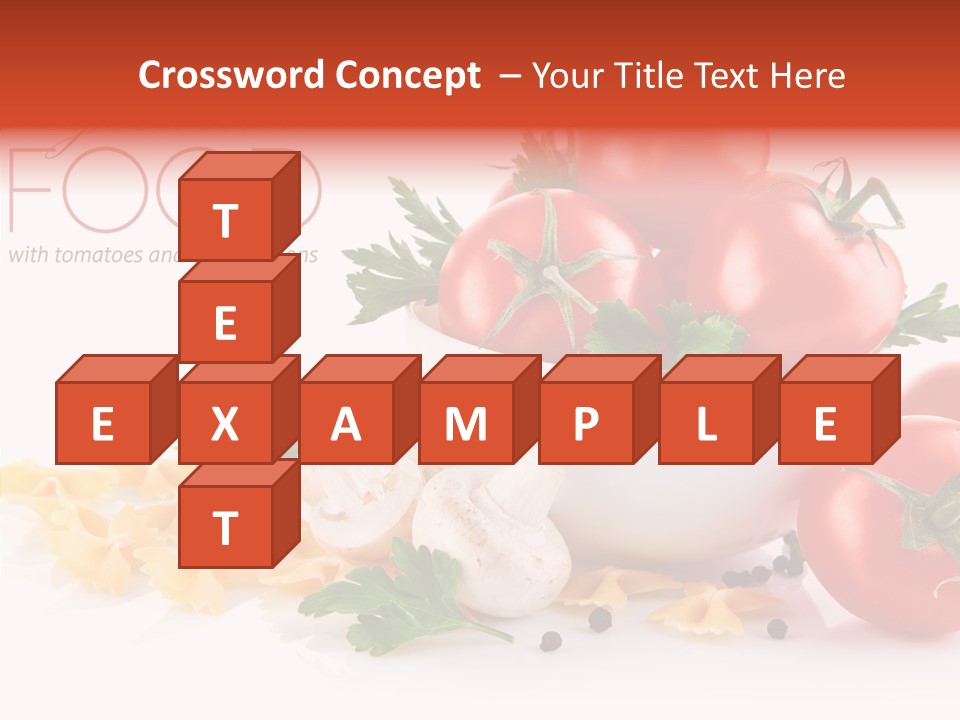 Vegetable Red Plant PowerPoint Template