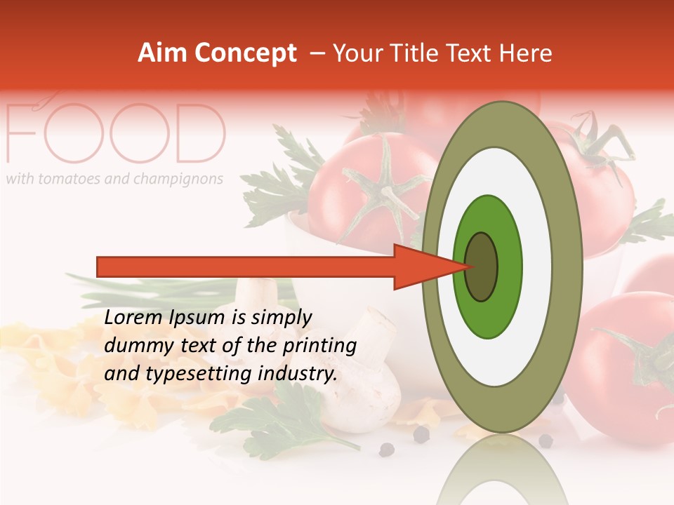 Vegetable Red Plant PowerPoint Template