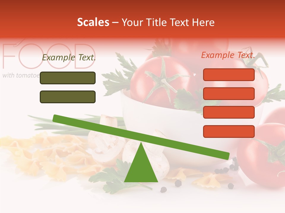 Vegetable Red Plant PowerPoint Template