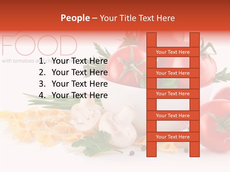 Vegetable Red Plant PowerPoint Template