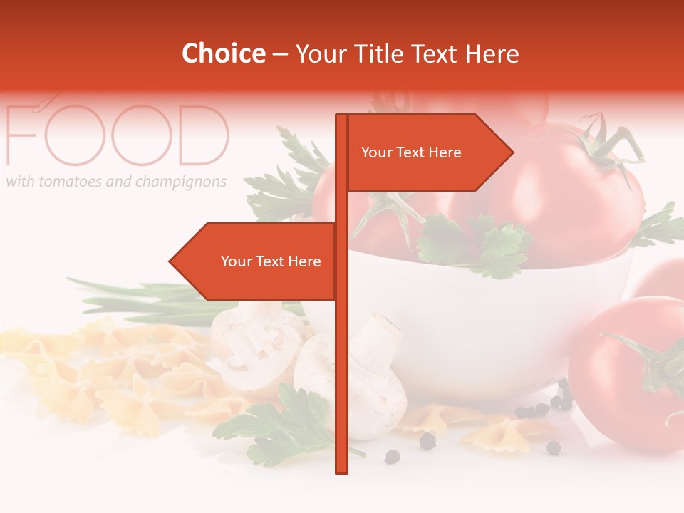 Vegetable Red Plant PowerPoint Template