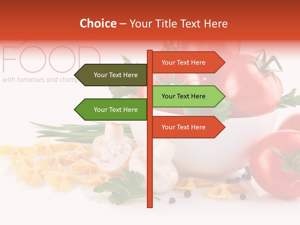 Vegetable Red Plant PowerPoint Template
