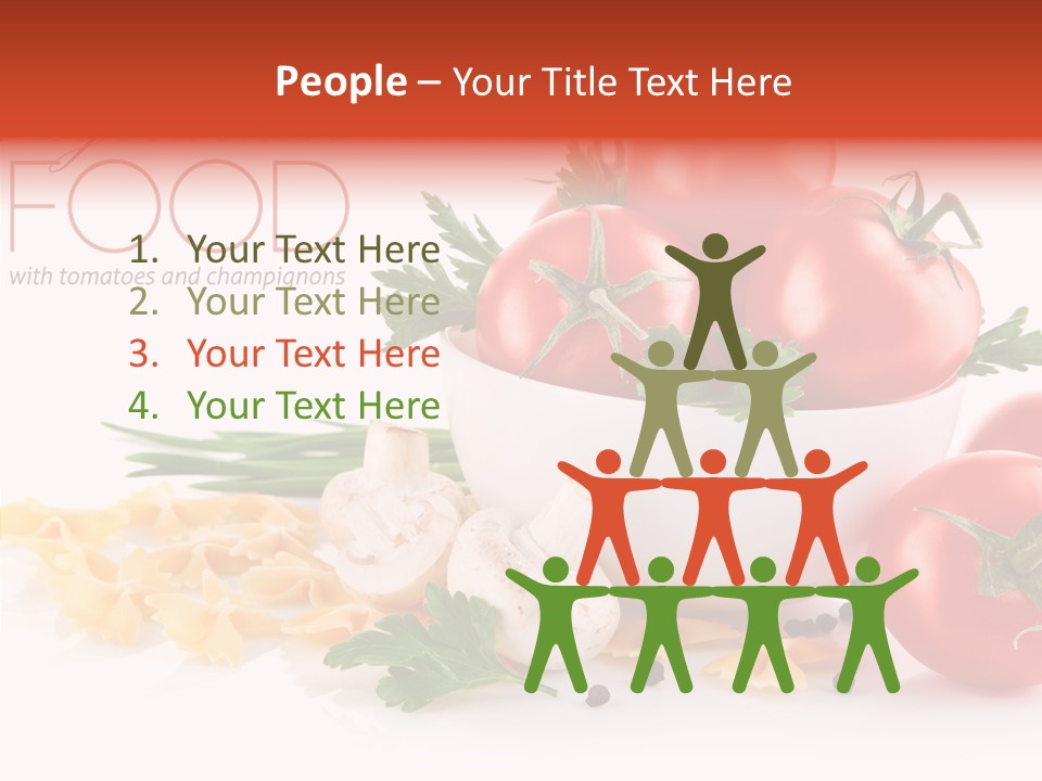 Vegetable Red Plant PowerPoint Template