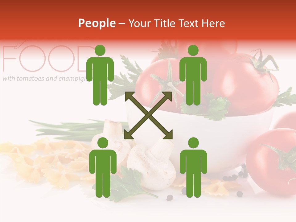 Vegetable Red Plant PowerPoint Template