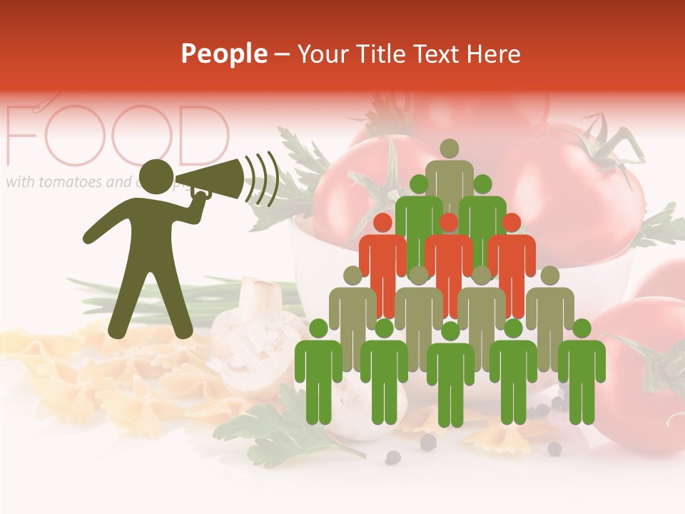 Vegetable Red Plant PowerPoint Template