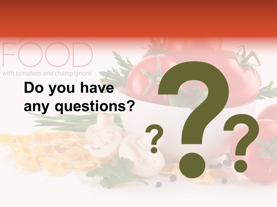 Vegetable Red Plant PowerPoint Template