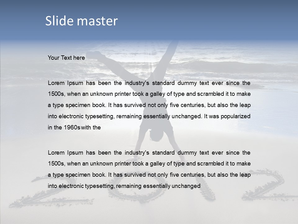 Shadow Relax Cloud PowerPoint Template