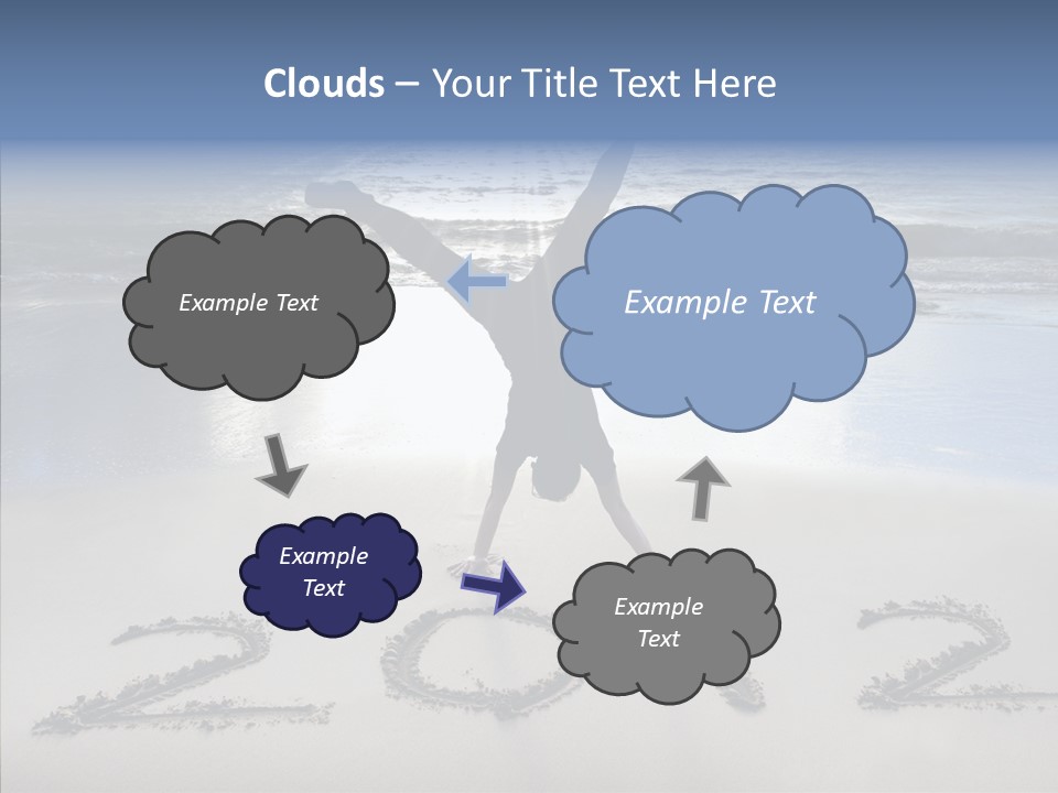 Shadow Relax Cloud PowerPoint Template
