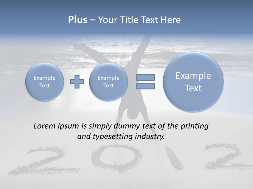 Shadow Relax Cloud PowerPoint Template