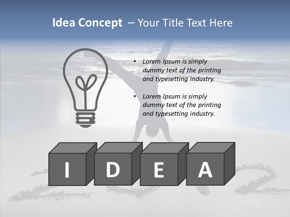 Shadow Relax Cloud PowerPoint Template