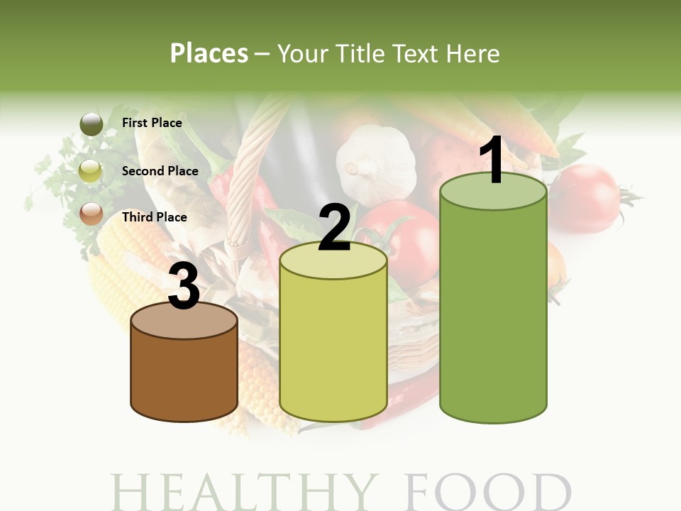 Healthy Eating Nature Corn PowerPoint Template