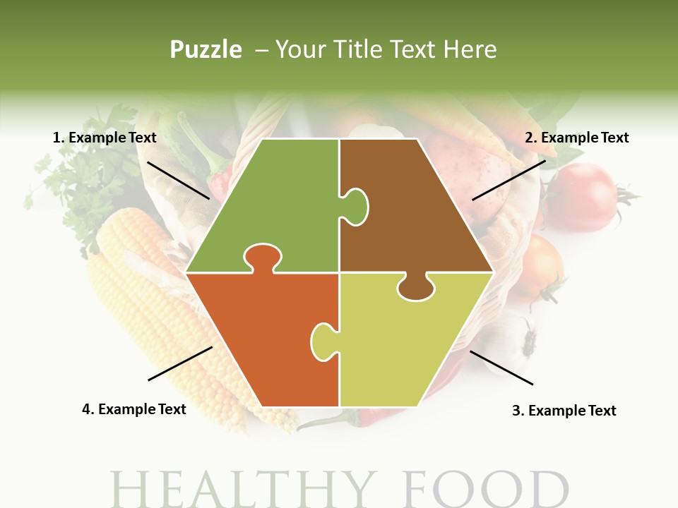 Healthy Eating Nature Corn PowerPoint Template