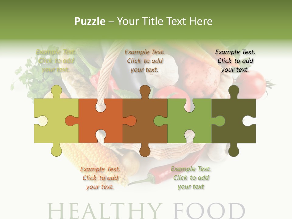 Healthy Eating Nature Corn PowerPoint Template
