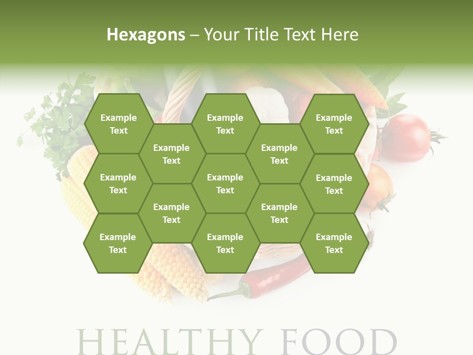 Healthy Eating Nature Corn PowerPoint Template