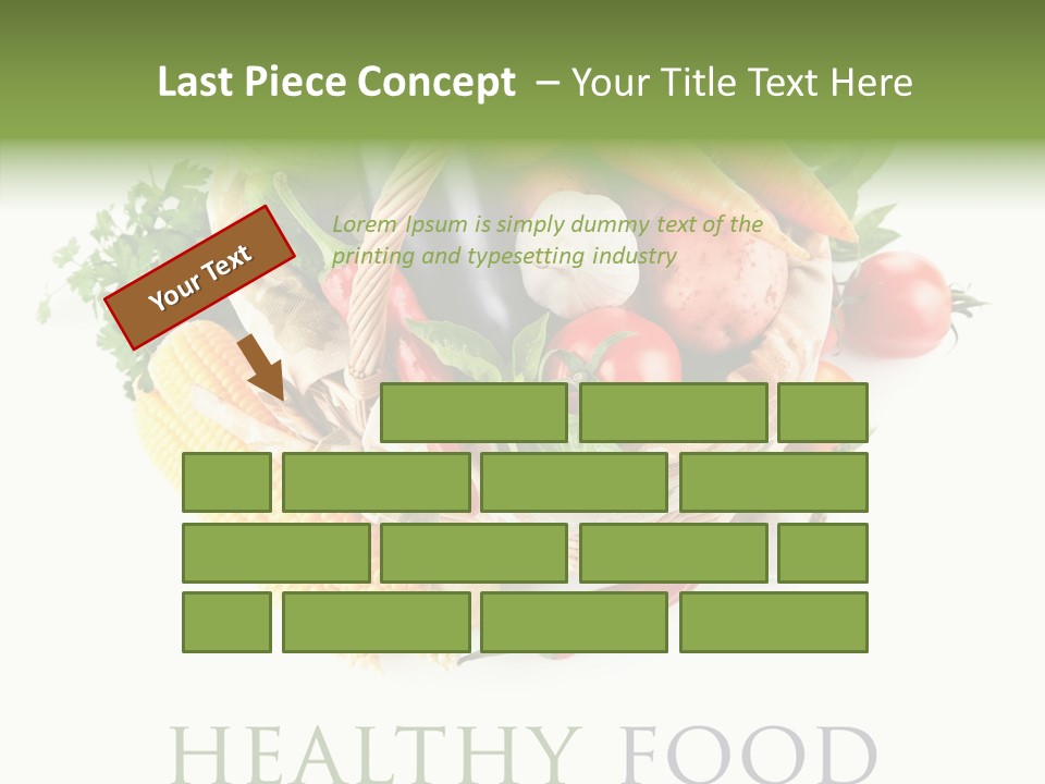 Healthy Eating Nature Corn PowerPoint Template