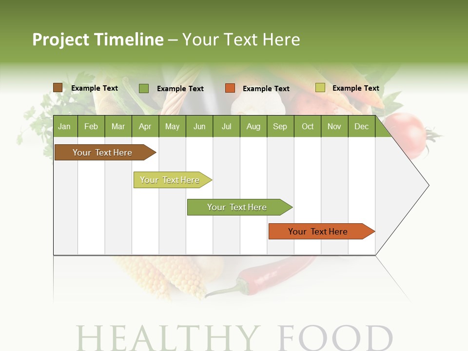 Healthy Eating Nature Corn PowerPoint Template