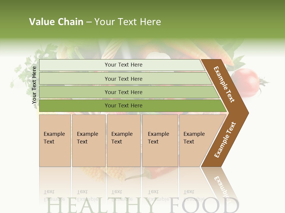 Healthy Eating Nature Corn PowerPoint Template