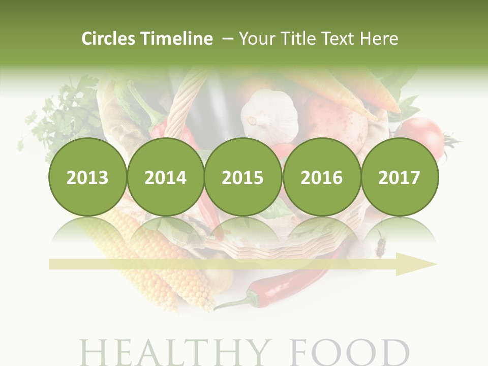 Healthy Eating Nature Corn PowerPoint Template