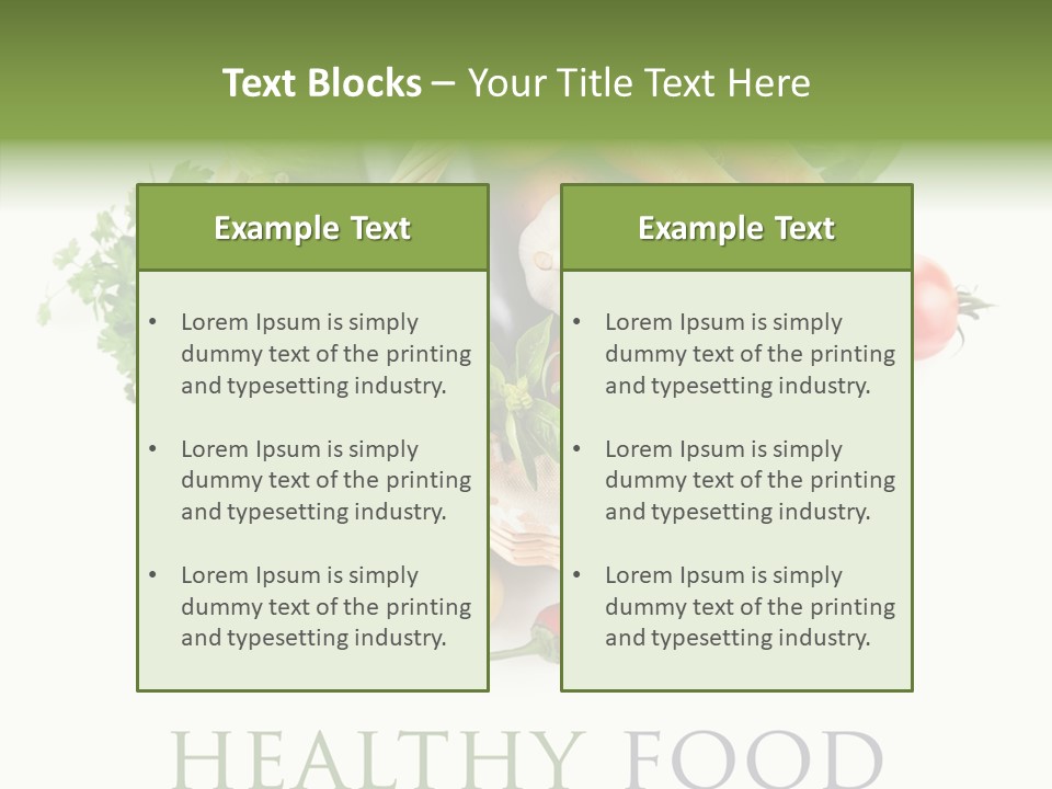 Healthy Eating Nature Corn PowerPoint Template