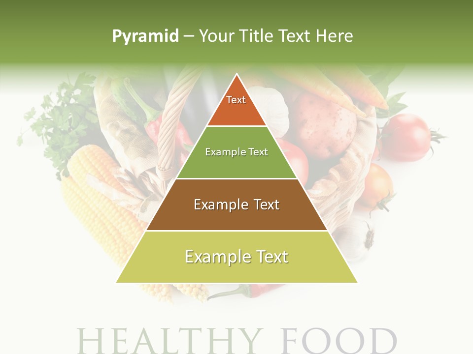 Healthy Eating Nature Corn PowerPoint Template
