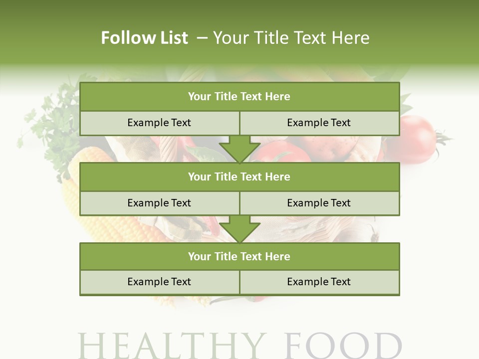 Healthy Eating Nature Corn PowerPoint Template