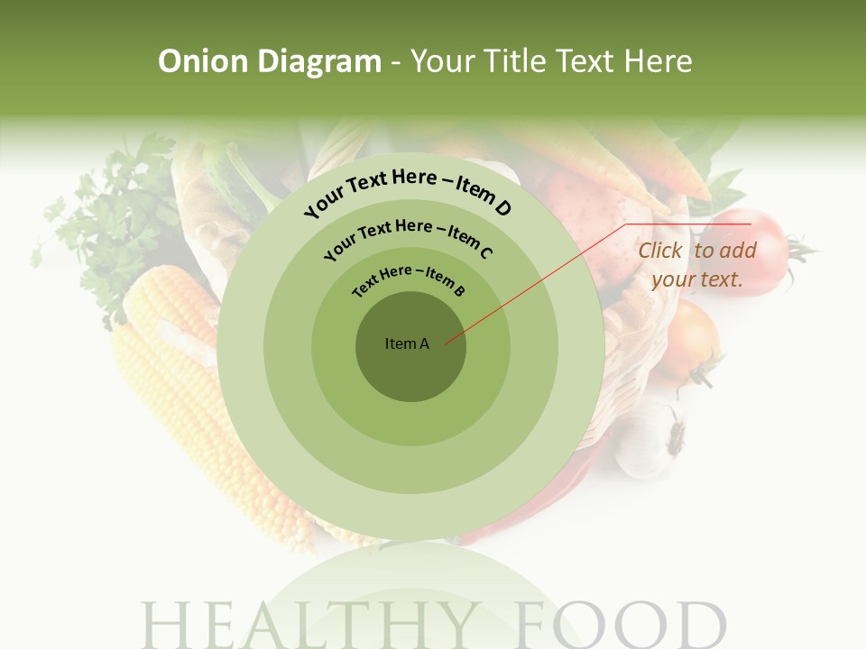 Healthy Eating Nature Corn PowerPoint Template