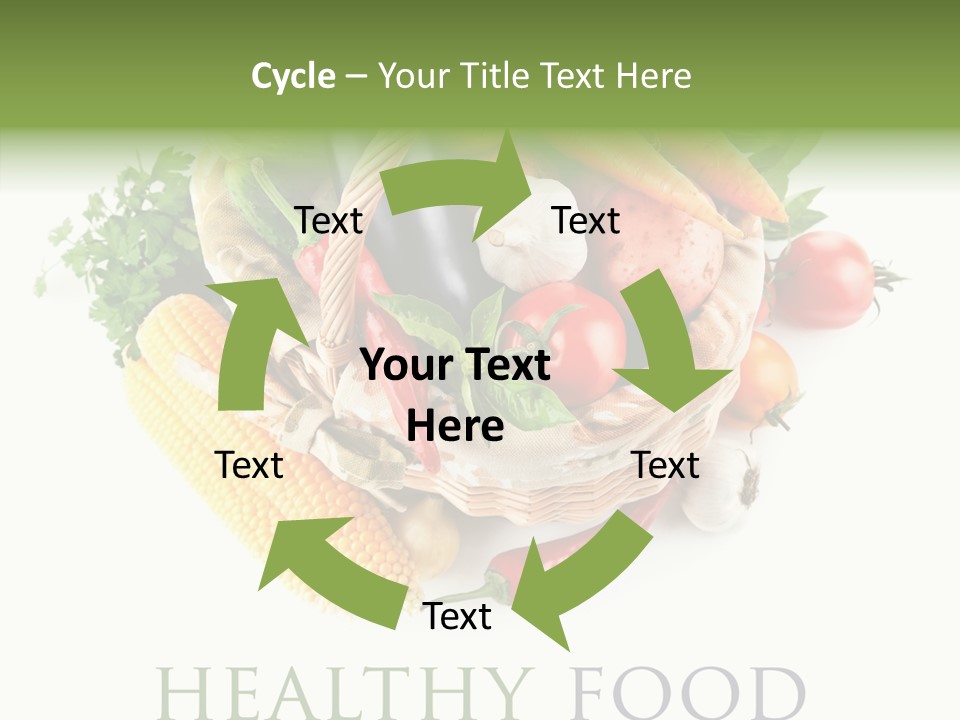Healthy Eating Nature Corn PowerPoint Template