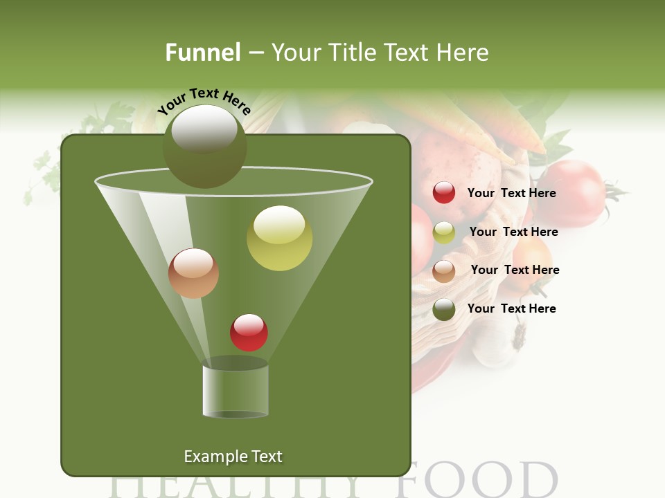 Healthy Eating Nature Corn PowerPoint Template