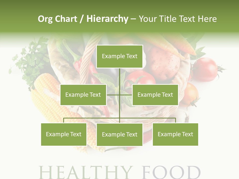 Healthy Eating Nature Corn PowerPoint Template