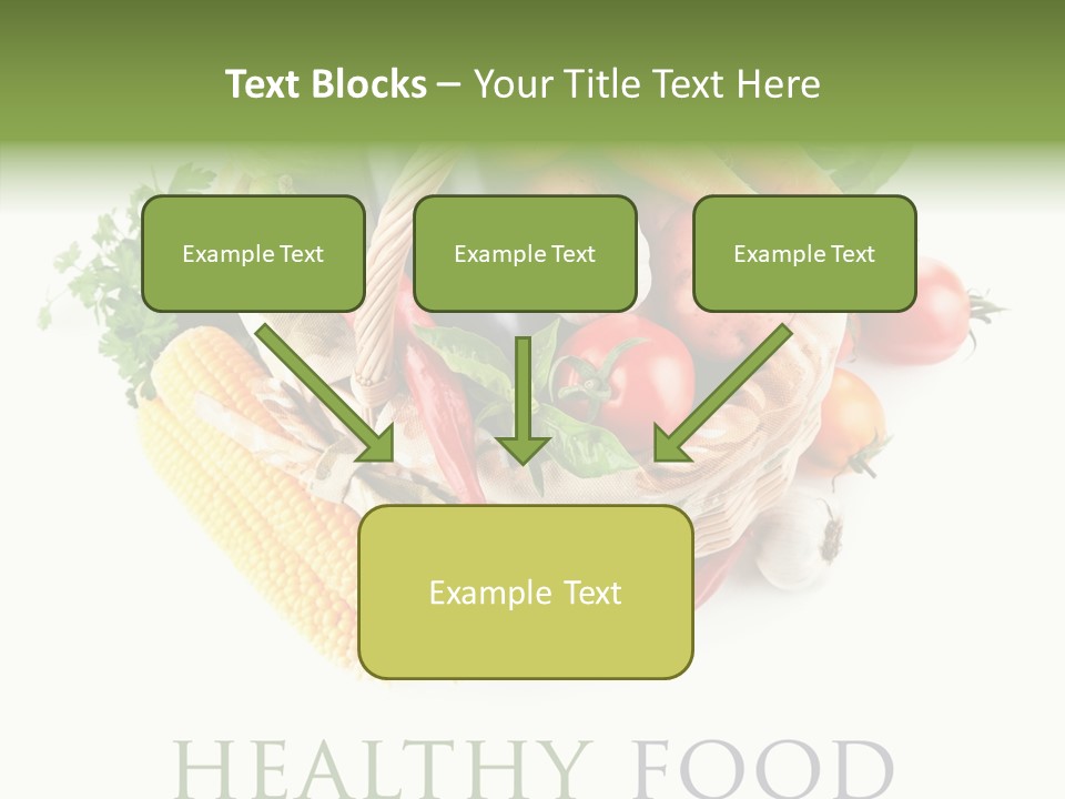 Healthy Eating Nature Corn PowerPoint Template