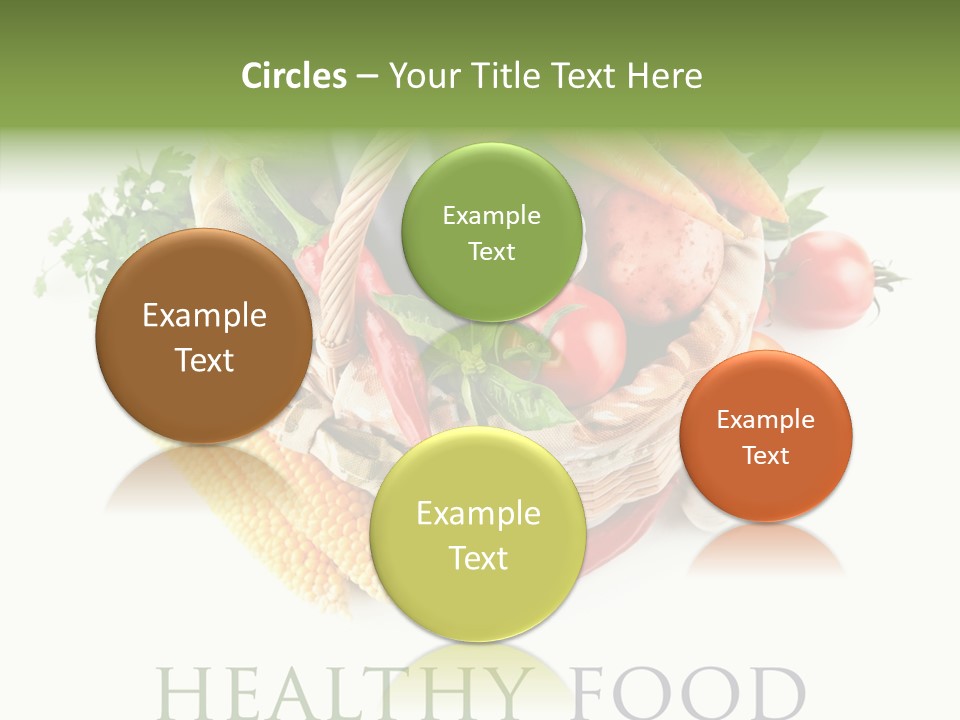 Healthy Eating Nature Corn PowerPoint Template