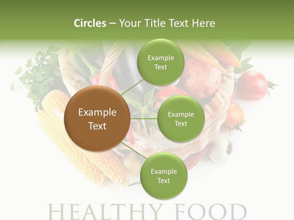 Healthy Eating Nature Corn PowerPoint Template