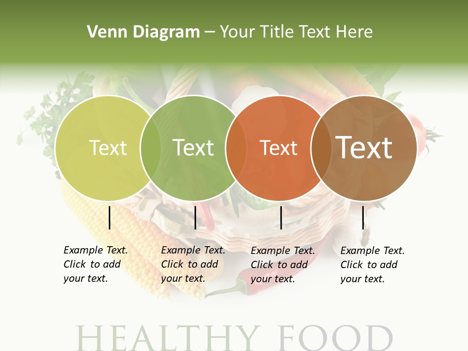 Healthy Eating Nature Corn PowerPoint Template