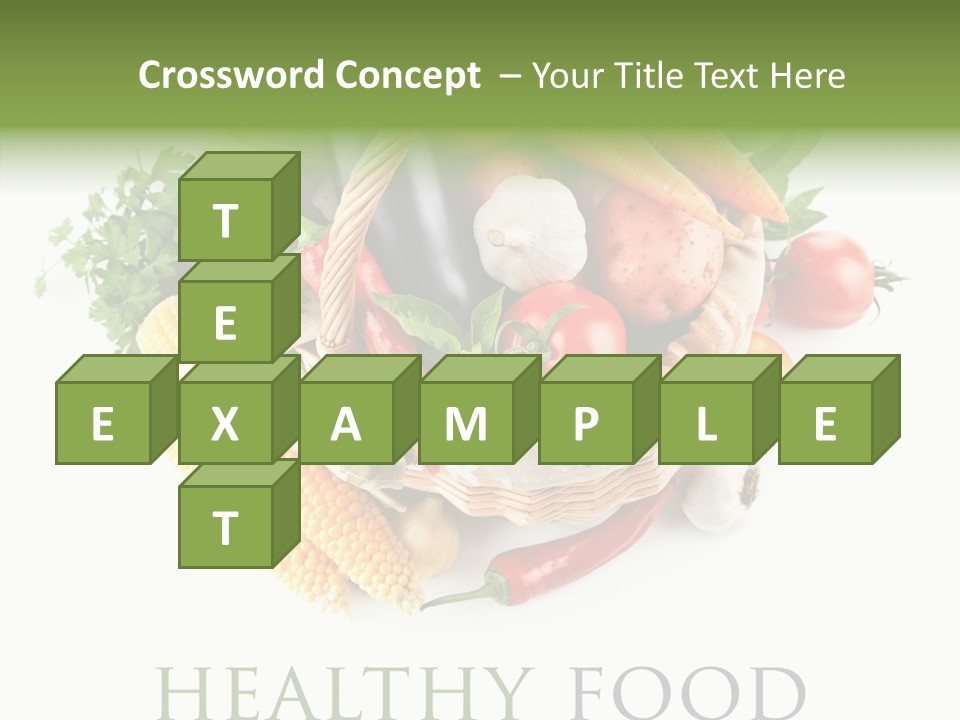 Healthy Eating Nature Corn PowerPoint Template